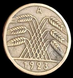 Almanya 1923 A 5 Pfennig