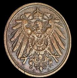 Almanya 1913 A 1 Pfennig