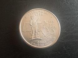 USA; ¼ DOLLAR  2000 MASSACHUSETTS