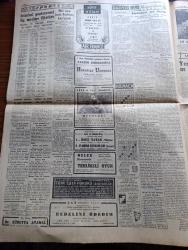 Cumhuriyet Gazetesi - 6 Ekim 1954 - Türk Alman iktisadi görüşmeleri dün başladı - başvekilimiz Adnan Menderes'in Dün Federal Almanya meclis reisini ziyaretinde çekilen fotoğraf - İstanbul'un kurtuluş günü - Celal Bayar'ın Karadeniz seyahati - Fransa semalarını uçan daireler istila etti - Alman ordusunun yeni komuta heyeti seçiliyor - Arsenal Moskova'da 5-0 yenildi - Trieste Anlaşması imzalandı - 1001 Kuyu Yazan Va Nü yazı dizisi - Atatürk Üniversitesi için tetkikler yapan heyet Diyarbakır'da - Kıbrıs Türkiye'ye aittir - refahı körüklüyoruz yazan Burhan Felek -  İstanbul profesyonel lig maçları fikstürü - milli takım bugün Beşiktaş'ta karşılaşacak - meşhur Fransız yüzücüsü  Vallery öldü -  Bahçeden Bir Adam Girdi yazan Perihan Zorlu Yazı Dizisi - İstanbul Ankara radyo programı - küçük sahnede oynanacak oyunlar - Film Yıldızı Neriman Köksal  Puro Tuvalet Sabunu Kullanıyor - milli talebe Federasyonu ile Milli Türk Talebe Birliği birleştiriliyor - Demirbank Tarlabaşı Ajansı açıldı