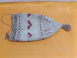 K45---TIĞ İŞİ OSMANLI PARA KESESİ--BÜZME İPLİĞİ KOPUK