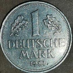 ALMANYA 1981 G  1 MARK