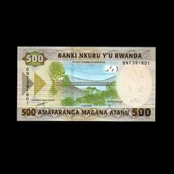 RUANDA (2019) - 500 Francs (ÇİL 10/10)