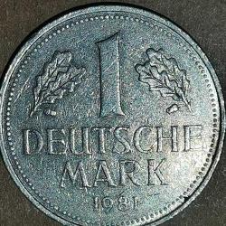 ALMANYA 1981  J   1 MARK