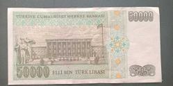 7 Emisyon L 90 Seri 50 Bin Lira Çil altı