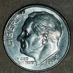 AMERİKA 1996 D   1 DİME