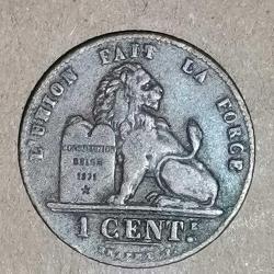 BELÇİKA 1912   1 CENT