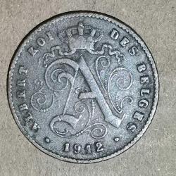 BELÇİKA 1912   1 CENT