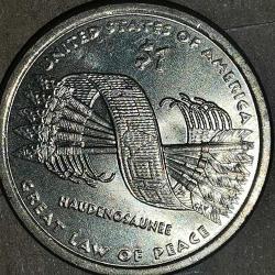 AMERİKA  2010   1 DOLAR   HATIRA Büyük Barış Yasası