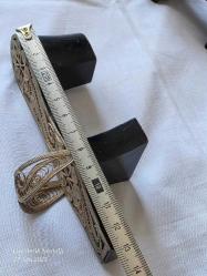 Gümüş Telkari Takunya ÇİFT 13 CM BOY