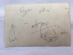 OYA PERİ'NİN ORİJİNAL FOTOĞRAFI - 18 x 12 cm EBADINDA - OYA PERİ KOLTUĞA YARI UZANIP ÖZEL OLARAK POZ VERİRKEN ÇEKİLMİŞ BİR KARE