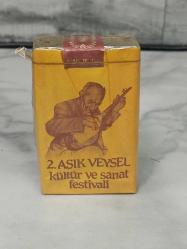 Antika Koleksiyonluk Nadir 1983 Aşık Veysel Festivali Sigarası - Açılmamış