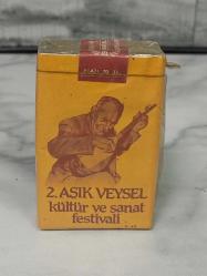 Antika Koleksiyonluk Nadir 1983 Aşık Veysel Festivali Sigarası - Açılmamış