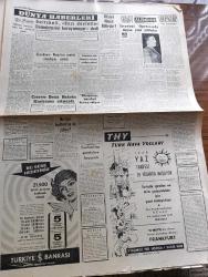 Cumhuriyet Gazetesi - 24 Nisan 1960 - kişiyi nasıl bilirsin yazan Nadir Nadi Başmakale - İsmet İnönü'nün 23 Nisan için gençlere Hitabesi Fotoğraf - cumhurbaşkanı Celal Bayar Dün çocukları kabul ediyor fotoğraf - 23 Nisan bütün yurtta heyecanla kutlandı - üniversiteliler Dün Atatürk'ün gençliğe hitabesini dağıttılar - Gebze'de yapılan 23 Nisan merasimi fotoğraf - Petrol zaferisinin temeli Dün İzmit'te Başbakan Adnan Menderes'in katılımıyla atıldı fotoğraf - Mazlum Kayalar'ın eşi Melahat Kayalar Dün İsmet İnönü'ye bağlılık telgrafı çekti - Kore seçimleri yenilenecek - Kıbrıs'ta EOKA mensupları yine faaliyete geçti - Evlerden Biri yazan Orhan Kemal Yazı Dizisi - Amerika'da tiyatro yazan Muhsin Ertuğrul - Devlet Tiyatrosu şan sinemasında Arzu tramvayı - Tosca rolü ile Opera sahnesine ilk defa çıkarak başarı kazanan soprano  Meral Menderes fotoğraf - Kleopatra meselesi devam ediyor -  tevhit bilge tiyatrosu - haftanın şakaları yazan Burhan Felek - Galatasaray Karşıyaka'yı 5-0 yendi