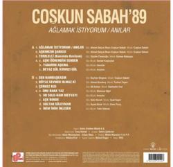 Coşkun Sabah Ağlamak İstiyorum / Anılar LP  PLAK SIFIR JELATİNLİ AMBALAJINDADIR