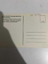 Chıcago illustrations Kartpostal 15x10  ebatında