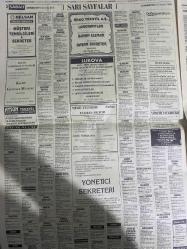 SABAH SARI SAYFALAR GAZETESİ DOĞUM GÜNÜ HEDİYESİ - 25 NİSAN 1998 -sigorta-garson-mobilya-kuaför-Çocuk bakım-emlakçı-sağlık-tahsilatçı-şoför-temizlik elemanı-tezgahtar-tornacı-kasap-pastane-muhasebe-Beşiktaş-Beykoz-Alibeyköy-Bağcılar-Bakırköy-Gayrettepe-laleli-Levent-Gaziosmanpaşa-Fatih-Beşiktaş-Fındıkzade-Küçükçekmece-Ortaköy-Florya-Fulya- Üsküdar-Göztepe-Bağlarbaşı-Ataşehir-Yalova-Tuzla-Avcılar-Ulus-Merter-Anadoluhisarı-Tarabya-Sefaköy-yakacık-Suadiye-moda-kazasker-Maltepe-Kartal-Kalamış-Kadıköy-bostancı-akatlar Mecidiyeköy-Kocamustafapaşa-Çamlıca-Koşuyolu-Pendik-Kozyatağı-Ford-Mercedes-Citroen-BMW-Mazda-Kartal-Renault-Opel-Nissan-Mitsubishi-Kartal-Tempra-Doğan-Şahi— Genç emlak-cansev emlak-nesrin emlak-eko grup-sed telefon-boyut otomotiv-kafkas otomotiv-Otokent