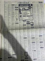 SABAH SARI SAYFALAR GAZETESİ DOĞUM GÜNÜ HEDİYESİ - 25 NİSAN 1998 -sigorta-garson-mobilya-kuaför-Çocuk bakım-emlakçı-sağlık-tahsilatçı-şoför-temizlik elemanı-tezgahtar-tornacı-kasap-pastane-muhasebe-Beşiktaş-Beykoz-Alibeyköy-Bağcılar-Bakırköy-Gayrettepe-laleli-Levent-Gaziosmanpaşa-Fatih-Beşiktaş-Fındıkzade-Küçükçekmece-Ortaköy-Florya-Fulya- Üsküdar-Göztepe-Bağlarbaşı-Ataşehir-Yalova-Tuzla-Avcılar-Ulus-Merter-Anadoluhisarı-Tarabya-Sefaköy-yakacık-Suadiye-moda-kazasker-Maltepe-Kartal-Kalamış-Kadıköy-bostancı-akatlar Mecidiyeköy-Kocamustafapaşa-Çamlıca-Koşuyolu-Pendik-Kozyatağı-Ford-Mercedes-Citroen-BMW-Mazda-Kartal-Renault-Opel-Nissan-Mitsubishi-Kartal-Tempra-Doğan-Şahi— Genç emlak-cansev emlak-nesrin emlak-eko grup-sed telefon-boyut otomotiv-kafkas otomotiv-Otokent