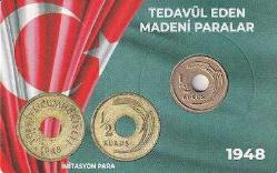 1948 1/2 Kuruş İmitasyon Özel Kitinde