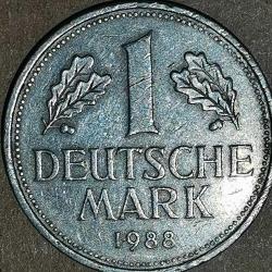 ALMANYA 1988 G  1 MARK