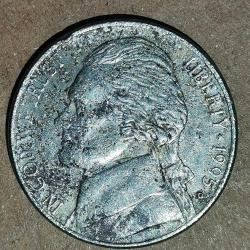 AMERİKA  1995 D     5 CENT