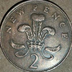 İNGİLTERE 1971  2  PENCE