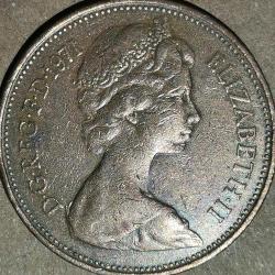 İNGİLTERE 1971  2  PENCE