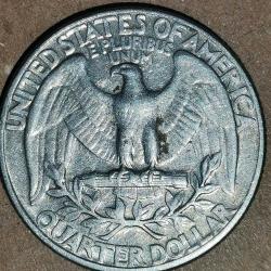 AMERİKA 1965  25 CENT  ÇEYREK DOLAR