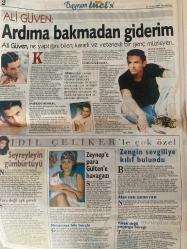AKŞAM BAYRAM İNCİSİ GAZETESİ DOĞUM GÜNÜ HEDİYESİ - 31 OCAK 1998 -Berna Laçin - Selda Özer - Özlem Ünüler - Ayşen - Alişan - Rober Hatemo - Ceylan - Erkan Yolaç - Neco - Coşkun Çokyiğit - Bill Paxton - Mark Wahlberg - Julianna Margulies - James Gammon - Luke Askew - Niki DeBoch - Peter Hewitt - John Goodman - Jim Broadbent - Mark Williams - Hugh Laurie - Bradley Pierce - Ahmet Tezcan - Birsen Altıner - Şafak Sezer - Ali Güven - Ebru Yener - İdil Çeliker - Gülten Kızılkaya - Zeki Müren  Ateş Dansı’nda ezeli rekabet - Sadece oyuncuyum - Yeni bölümlerde neler olacak? - Güzel Gülnaz’ın başına gelenler - Ünlüler geçidi - Bayramlık Seç Bakalım - Aile kavgası - Erkan Yolaç ile eğlence - Dürüstlük abidesi - Sedat’ın büyük korkusu - Süper konser - Nadide bir sohbet - Bayram konseri - Çocuklara bayram - Bayram, eğlence ve sinema - Minik kahramanlar - Çingeneler arasında İrlandalı bir mirasyedi - BAYRAM bizim neyimize - Haksız değiller… - Umutevi’nin çocukları - Yüzüne bakmak istiyorum -