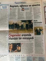 AKŞAM BAYRAM İNCİSİ GAZETESİ DOĞUM GÜNÜ HEDİYESİ - 31 OCAK 1998 -Berna Laçin - Selda Özer - Özlem Ünüler - Ayşen - Alişan - Rober Hatemo - Ceylan - Erkan Yolaç - Neco - Coşkun Çokyiğit - Bill Paxton - Mark Wahlberg - Julianna Margulies - James Gammon - Luke Askew - Niki DeBoch - Peter Hewitt - John Goodman - Jim Broadbent - Mark Williams - Hugh Laurie - Bradley Pierce - Ahmet Tezcan - Birsen Altıner - Şafak Sezer - Ali Güven - Ebru Yener - İdil Çeliker - Gülten Kızılkaya - Zeki Müren  Ateş Dansı’nda ezeli rekabet - Sadece oyuncuyum - Yeni bölümlerde neler olacak? - Güzel Gülnaz’ın başına gelenler - Ünlüler geçidi - Bayramlık Seç Bakalım - Aile kavgası - Erkan Yolaç ile eğlence - Dürüstlük abidesi - Sedat’ın büyük korkusu - Süper konser - Nadide bir sohbet - Bayram konseri - Çocuklara bayram - Bayram, eğlence ve sinema - Minik kahramanlar - Çingeneler arasında İrlandalı bir mirasyedi - BAYRAM bizim neyimize - Haksız değiller… - Umutevi’nin çocukları - Yüzüne bakmak istiyorum -