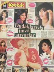 HÜRRİYET KELEBEK GAZETESİ DOĞUM GÜNÜ GAZETESİ - 7 HAZİRAN 1982 -Hülya Avşar - Ahu Tuğba - Serpil Çakmaklı - Necla Nazır - Feri Cansel - Serpil Örümcer - Türkan Şoray - Gülşen Bubikoğlu - Nazan Şoray - Banu Alkan - Gülsen Tuncer - Arzu Okay - Seher Şeniz - Tülay Şen - Zuhal Aktan - Oya Aydoğan - Tamer Yiğit - Ekrem Bora - Bülent Aras - Aytekin Akkaya - Osman Alyanak - Aliye Rona - Erdoğan Engin - Sadık Şendil - İrfan Tözüm - Deniz Robins - Azize Beğin - Faruk - Tunhan Kurt - Dudu Yıldız - Muazzez Bora - Hasan Baba - Dudu’nun babası  Dudaklarıyla imza atıyorlar - Minik gözlerdeki büyük sorun - Cız-bız köfteden sandviçe - Başınız çatlıyorsa - Romatizma ateşi konusunda bilinmesi gerekenler - Kadın kıskanırsa - Sesinizin güzelleşmesi için bilerek nefes alın - Sofralarımızı bayat ekmekle zenginleştirelim - Ekmeğin bayatlamasını önlemek elinizde - Kaşlarınızı da boyatabilirsiniz - Aşk öpücüğü - Elmalı strudel - Azize - Billy Evleniyor