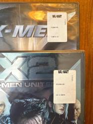 X-Men (Wide Screen Edition) + X-Men United ( X2 Full Screen Editon 2 Disc ) / DVD (Kapalı Ambalajında Wall-Mart Etiketleri Üstünde)