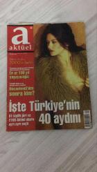 AKTÜEL  HAFTALIK HABER DERGİSİ - SAYI:392 - 21-27 OCAK 1999 -  TÜRKİYE’NİN 40 AYDINI: 2166 OKUR VE 61 JÜRİ ÜYESİ SEÇTİ – YAŞLANMAYI DURDURAN ENZİM: EN AZ 100 YIL YAŞAYACAĞIZ – HOCAEFENDİ’DEN SONRA KİM – GAZMAN’IN KOYUNU, SONRA ÇIKAR OYUNU – HAMDİ ALKAN’LA REYTİNG BÜFESİ – TÜRKİYE’NİN İLK TEKNO ŞARKISI: “TİDYE” – MELANKOLİK NESİL VE MUTLULUK ARAYIŞI – CATHERINE ZETA-JONES: 2000’İN KADINI – EN ÇOK SATAN ROMANLAR VE YAZARLAR – AYDIN MENDERES VE TARİKATLAR – PKK YASALLAŞACAK MI – HOLLYWOOD’UN DARBECİLERİ – KANSER AŞISI – 68 KADINI MENOPOZA DİRENİYOR – BİRAND’IN 33. GÜNÜ – HIRSIZDI ROMANCI OLDU – GRETA GARBO’YA ÖZENEN GRETHA CAVAZZONI -  ORHAN PAMUK – MURAT BELGE – MURATHAN MUNGAN – MÜMTaz SOYSAL – OKTAY EKŞİ – ERDAL İNÖNÜ – İSMAİL CEM – ŞERİF MARDİN – İLHAN TEKELİ – CÜNEYT ARCAYÜREK – SENA KAN – İSMAİL BEŞİKÇİ – HALİL BERKTAY – KORKUT BORATAV – MİNA URGAN – FETHULLAH GÜLEN – CATHERINE ZETA-JONES – HAMDİ ALKAN – SİBEL EGEMEN – ALİ KOCATEPE – SERDAR ŞAMLI – GAZANFER CANDAR –   114 SAYFA