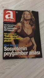 AKTÜEL  HAFTALIK HABER DERGİSİ - SAYI:52 - 2-8 TEMMUZ - 1992 -  SOSYETENİN PEYGAMBER ANASI: SHRI MATAJI – FAILİ MEÇHUL CİNAYETLERİ PKK’YA YIKALIM – İKİ MEMURDAN BİRİ KAPIYA – ANAP GENEL MERKEZİNİ KORKUTAN ÖZAL PLANI – İNÖNÜ’DEN YOLSUZLUĞA YEŞİL IŞIK – HORZUM SORUŞTURMASI YARIM KALDI – ÖNCE PARA SONRA DİPLOMA – KAÇAK MAZOTUN ÇUVALLARI – ÖLÜMÜN KEŞFETTİĞİ ŞAİR: İLHAN ŞEVKET – AŞKIN YÜZDE 76’SI CİNSELLİK – KADINI ETKİLEMEK İSTİYORSAN GÜLDÜRECEKSİN – ÇOCUĞUN KATİLİ 16 SİGARA – BİSİKLET ÇILGINLIĞI – YETİŞİN FALCIYI DÖVÜYORLAR – SON TANGO PARİS’İN RAHMİDİR – ASTROLOGLARA ÖFKE – GÜN GÜN BU HAFTA – SİNEMA: HOLLYWOOD’DAN HABERLER – TELEVİZYON: SONSUZ OLAM – KİTAP: ŞEHİR MEKTUPLARI – FESTİVAL: BALLET DU NORD – MÜZİK: YANNIC – KAZANANLAR KAYBEDENLER –  SHRI MATAJI – SALİH MEMECAN – PELİN KÖRMÜKÇÜ – NAZIM KÖRMÜKÇÜ – KURTULUŞ GÖRGÜN – ÖZLEM NEBIOĞLU – FILIZ AKIN – HINCAL ULUÇ – AHMET TAN – EMRE ULAŞ – NILGÜN CERRAHOĞLU – ŞEBNEM ŞENYENER – CEYHAN ÇAKMAK – AYVAZ GÖKDEMİR – TÜRKAN AKYOL –  130 SAYFA