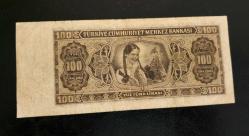TC 3. Emisyon 1. Tertip 100 Lira Çt- Üzümlü Natürel