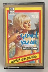 Gönül Yazar Dertleri Zevk Edindim Alparslan 798 Alman Baskı Kaset (Orjnal Dönem Alman Baskı Kaset)