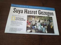 National Geographic Harita ve poster/ suya hasret gezegen - dönüştürülen dünya