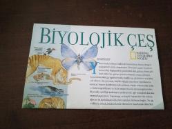 National Geographic harita ve poster / Biyolojik Çeşitlilik ve Yaşamın Çeşitliliği