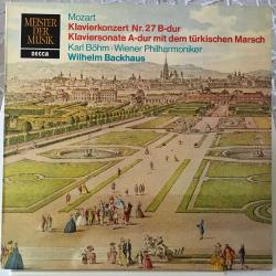 Mozart - Klavierkonzert Nr. 27 B-dur / Klaviersonate A-dur & Türkischen Marsch / Karl Böhm & Wiener Philharmoniker / Germany 1956 / LP / *classical*