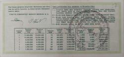 MİLLİ PİYANGO DÖRTTE BİR BİLET 9 EYLÜL 1982 TARİHLİ BÜYÜK ZAFERDEN SONRA ATATÜRK İZMİRDE TEMALI E HARFİ 210515 NUMARALI ÇOK NADİR