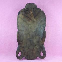VINTAGE AHŞAP EL OYMA BUDA MASK 50 x 26 cm