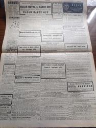 Cumhuriyet Gazetesi - 18 Mart 1943 - nutkun değerini anlamak için yazan Yunus Nadi Abalıoğlu Başmakale - başvekil Şükrü Saraçoğlu'nun mühim nutku - Başvekil Şükrü Saracoğlu Mesut bir Türk milleti kuvvetli bir Türk devleti işte bizim hedefimiz dedi - Aziz milli İsmet İnönü ve onun değerli mesai arkadaşı Şükrü Saraçoğlu fotoğraf - Harkof'un doğusunda kuşatılan kuvvetler - ormanlık bir arazide ilerleyen Alman keşif kolları fotoğraf - Bulgaristan Türkiye elçisi Vasfi Menteşi Bulgar başvekili ve hariciyesi ile mülakatları yaptı - Washington'da Avrupa'da açılacak ikinci cephe meselesi de müzakere ediliyor - tunus'ta müttefiklerin taarruz hazırlığı - Afrika'daki harekata iştirak eden İngiliz tanklarından bir grup çölde süratle ilerliyor fotoğraf - Hint masalları yazan Burhan Felek - yepyeni bir şehrin kuruluşu Karabük yazan Profesör Ziyaettin Fahri Fındıkoğlu - yaralı kalpler filmi Lale sinemasında - Çanakkale zaferinin yıldönümü - De Gaulle Cezayir yolunda - Alman denizaltıları