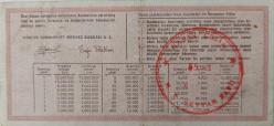 MİLLİ PİYANGO DÖRTTE BİR BİLET 19 MAYIS 1981 GENÇLİK VE SPOR BAYRAMI VE ATATÜRK TEMALI N HARFİ 369268 NUMARALI ÇOK NADİR