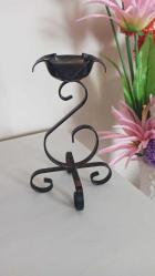 vintage metal ferforje dekoratif mumluk & 22 cm
