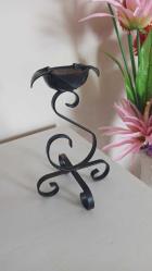 vintage metal ferforje dekoratif mumluk & 22 cm