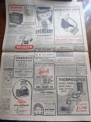 Cumhuriyet Gazetesi - 7 Aralık 1949 - Seçim bilim yazan Nadir Nadi Başmakale - CHP grubu seçimlerde adli teminatı kabul etti - Başbakan Şemsettin Günaltay aleyhte bir karar verilirse çekileceğini söyledi - Kızıl Bulgaristan'da kıtlık başgösterdi - Amerika'da atom tahkikatı yeni bir safhaya girdi - Yakın Doğu'nun iktisaden kalkındırılması meselesi - şehir tiyatrosundan ayrılan sanatkarlar Nevin Seval  Nevin Akkaya Mümtaz Ener ve Cahit Irgat - yeni kadın noterimiz Fahire Akman - Vali Fahrettin Kerim Gökay dün Mecidiyeköy gecekondularını gezdi fotoğraf - Moskova'da 3 yıl yazan Bedell Smith yazı dizisi - Berlin Ekspresi filmi Çemberlitaş sinemasında - Büyük Vals bu akşam Melek sinemasında - Ölüme Doğru Yazan Agatha Christie yazı dizisi - İran şahı film yıldızlarından kaçıyor - Saraybosna davası sona erdi - Viyana futbol takım geliyor - Halide Edip Adıvar'ın ölmez eseri vurun kahpeye Kasımpaşa Ünal sinemasında - Turgut Reis yazan Halikarnas balıkçısı yazı dizisi - Emlak Bankası