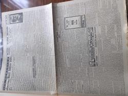 Cumhuriyet Gazetesi - 27 İkincikanun (Ocak) 1943 - hesapta yanlışlar Cumhuriyet Başmakale - Ticaret vekilimiz Doktor Behçet Uz Adana ve Mersin'de tetkikler yapıyor - Roosevelt Churchill buluştular - geçen yaz Churchill'in Moskova'ya yaptığı ziyarette Stalin'le fotoğrafı - Alman harp tebliği cephe hattı düzeltiliyor - Trablus batısında mihver'in en son deniz üssü zuara limanı zaptedildi - Varlık vergisi vermeyenler bu akşamki trenle Aşkale'ye sevk ediliyor - Askeri Vaziyet Yazan Emekli General H. Emir Erkilet Yazı Dizisi - Narvike Baskını - çiçek hastalığına uyuz tedavisi mi yapılmış - bekarlar Kulübü Çarşıkapı Azak'ta - Sürtük filmi Çemberlitaş sinemasında - Milli roman Toros Çocuğu yazan Mehmet Şevki Yazman yazı dizisi - acı bir kayıp yazar arkadaşımız Agah İzzet vefat etti - Türkiye spor ansiklopedisi cumartesi günü çıkıyor - bugünkü radyo programı - Marsilya'da 250'den fazla kişi kurşuna dizilmiş - refah faciası - Almanlar 7 İngiliz botunun baskınını püskürttüklerini söylüyorlar