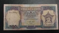 1989 YILI GHANA 500 CEDİS NADİR  RESİMDE GÖRÜLDÜĞÜ GİBİ