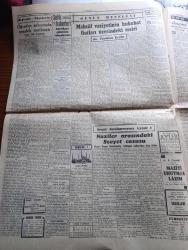 Cumhuriyet Gazetesi - 4 Temmuz 1949 - Amerikan bütçe açığı karşısında yazan Abidin Daver Başmakale - manevralara iştirak eden İngiliz hard gemilerinin İmplacable uçak gemisinden alınan fotoğrafları - Erzurum'da Atatürk'ün Erzurum'a gidişinin 30. yılı anıldı - Erzurum Cumhuriyet caddesi'nden bir görünüş - İngiliz başbakanı Attlee Rusya'ya karşı Ateş püskürüyor fotoğraf - Rusya'nın Akdeniz planı - İstanbul Valisi Lütfü kırdar'ın Ankara'da verdiği demeç fotoğraf - Bulgar başbakanı Dimitrov'un ölümü esrarlı görülüyor - dünya ordulararası şampiyonası  - otomobil yarışları dün yapılamadı fotoğraf - Göksu deresinden bir görünüş - Naziler arasındaki Sovyet casusu yazan Sovyet Genelkurmay istihbarat şeflerinden İvan Krilov Yazı Dizisi - Amerika'ya götürülen tohumlarımız - Türkiye Beyrut Kıbrıs hava seferleri - beynelmilel bağ bahçe sergisine iştirak ediyoruz - Amerikan komünistlerinin yeni planı - Amerika mektupları yazan Reha Oğuz Türkkan - Fenerbahçeliler kongrelerini dün yaptılar