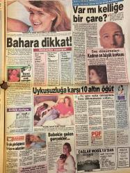 SAKLAMBAÇ GAZETESİ DOĞUM GÜNÜ GAZETESİ - 22 NİSAN 1989 -Annabella - Coşkun Sabah - Yasemin Evcim - Müjde Ar - Türkan Şoray - Arif Akkaya - Tom Cruise - Madonna - Debbie Gibson - Volkan - Müjde Arın - Melek Sefa - Erol Evgin - Nazlı Tosunoğlu - Seçkin - Süleyman Yalman - Tülin Tüfek - Asuman Tuğberk - Ergun Kokana - Halil Kınay - Haluk Günuğur - Sabahat Aykut - Rengin - Mustafa Yılmaz - Nezih Danyal - Sadık Karamustafa  Kadınlar yürürse, böyle yürür - Binlerce kadın sesi, kürtajı destekledi - Hollanda’dan gelen gelin - “Lastik Kız”ın son numarası - El ele göz göze - Coşkun’u mutlu edeceğim - Müjde Ar’dan, Türkan Şoray’a ilginç teklif - Sen yönet, ben oynayayım - Gerçek bir aile trajedisi - Ve işte anne - Ailenin üçüncü üyesi ile tanışıyoruz - Sonunda baba eve gelir - Ev satılıyor - İyiler kötüleşiyor, kötüler iyileşiyor - Kanser değilim - Klip’teki zenciye aşık - Debbie Gibson, Volkan gibi - Müzikte TAMGAZ - Ağlatan gala - Benim neyim eksik - Sarhoş mezesi olmak istemiyorum -